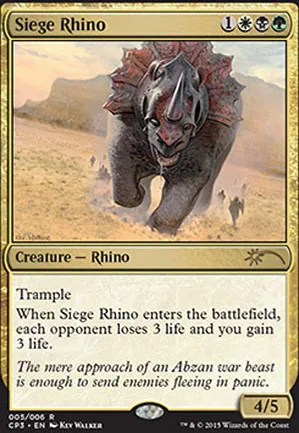 Rhinocéros de siège