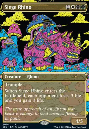 Rhinocéros de siège