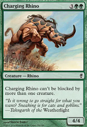 Rhinocéros fougueux