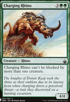 Rhinocéros fougueux
