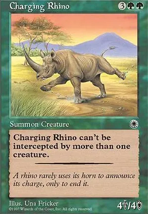 Rhinocéros fougueux