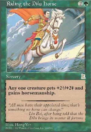 Riding the Dilu Horse