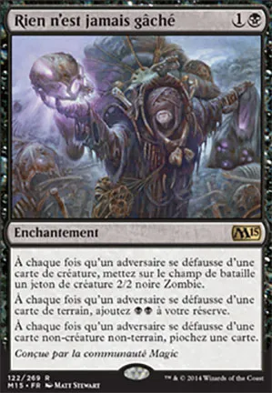 Rien n'est jamais gâché