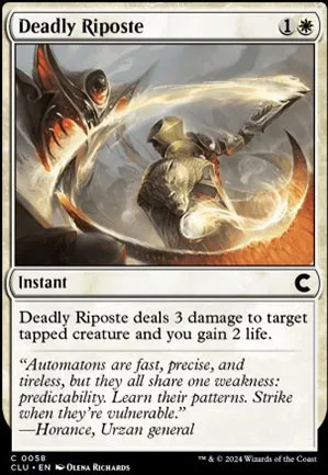 Riposte mortelle