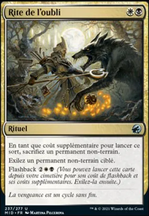 Rite de l'oubli