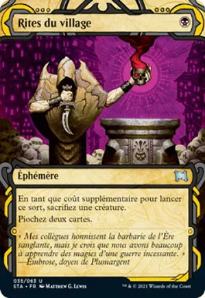 Rites du village
