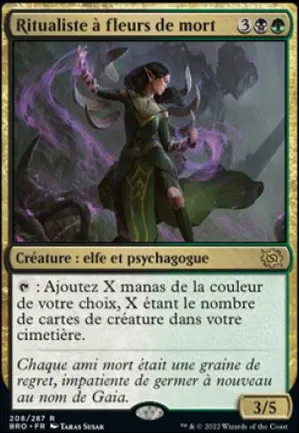 Ritualiste à fleurs de mort