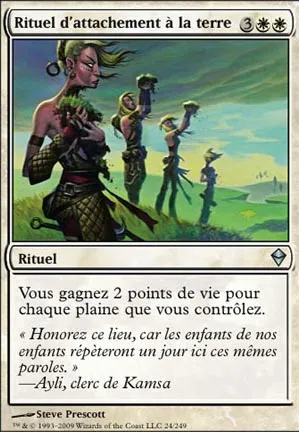 Rituel d'attachement à la terre