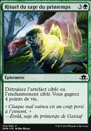 Rituel du sage du printemps