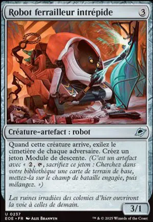 Robot ferrailleur intrépide