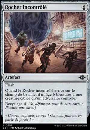 Rocher incontrôlé