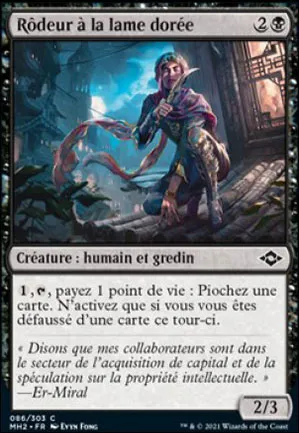 Rôdeur à la lame dorée