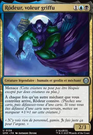 Rôdeur, voleur griffu