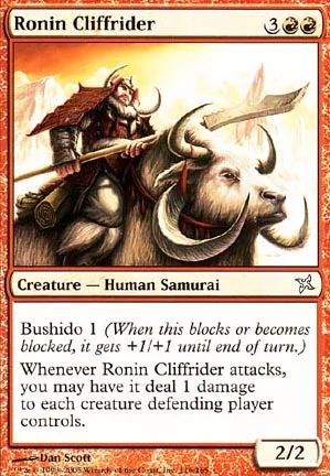 Ronin cavalier des falaises