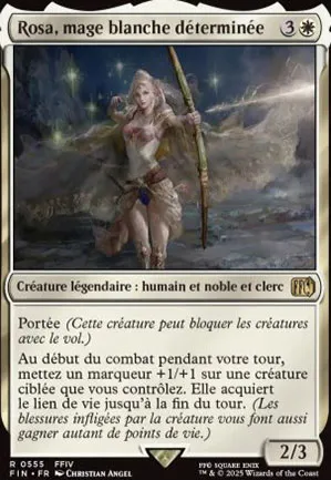 Rosa, mage blanche déterminée
