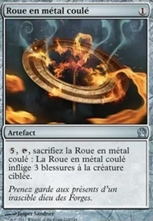 Roue en métal coulé
