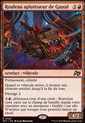 Rouleau aplatisseur de Gastal