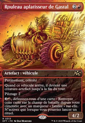 Rouleau aplatisseur de Gastal