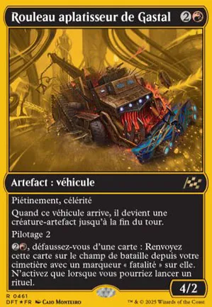 Rouleau aplatisseur de Gastal