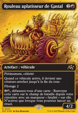 Rouleau aplatisseur de Gastal