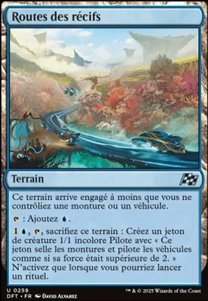 Routes des récifs