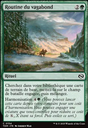 Routine du vagabond