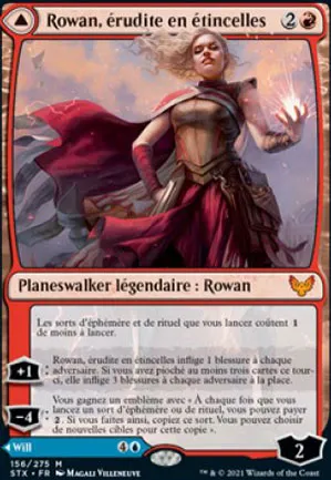 Rowan, érudite en étincelles // Will, érudit en gel