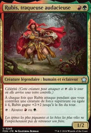 Rubis, traqueuse audacieuse