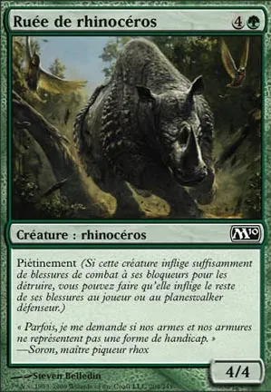 Ruée de rhinocéros