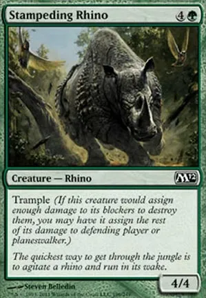 Ruée de rhinocéros