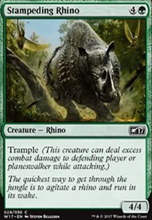 Ruée de rhinocéros