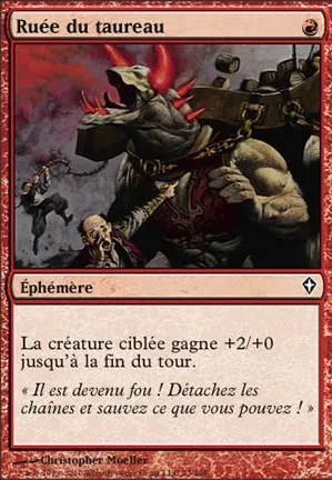 Ruée du taureau