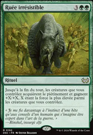 Ruée irrésistible