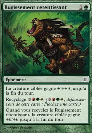 Rugissement retentissant