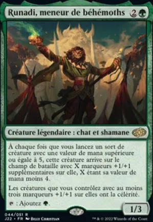 Runadi, meneur de béhémoths