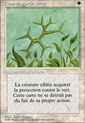 Rune de garde verte