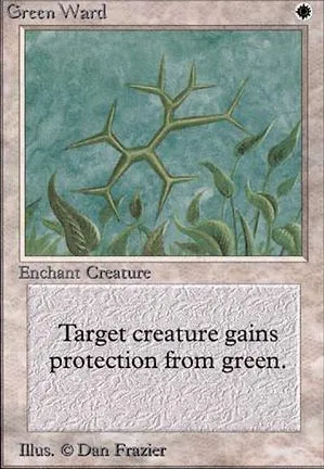 Rune de garde verte