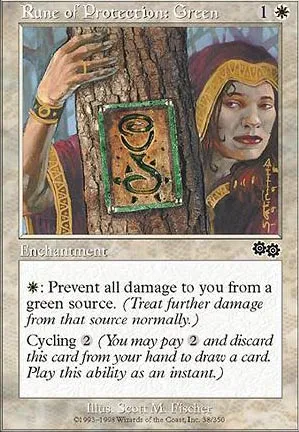 Rune de protection : Vert