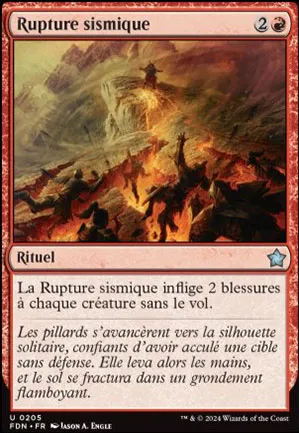 Rupture sismique