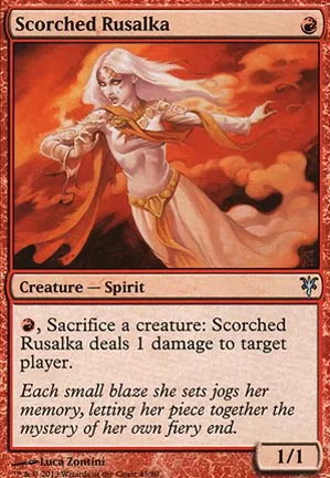 Rusalka brûlée