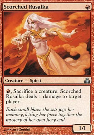 Rusalka brûlée