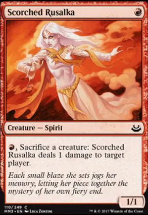Rusalka brûlée