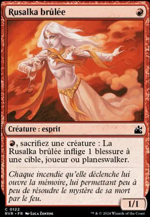 Rusalka brûlée