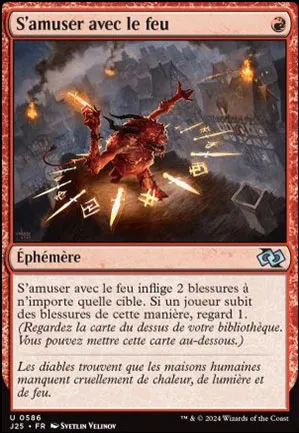 S'amuser avec le feu