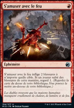 S'amuser avec le feu