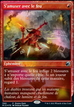 S'amuser avec le feu