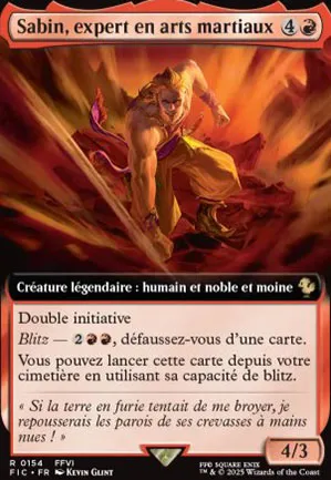 Sabin, expert en arts martiaux