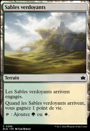 Sables verdoyants