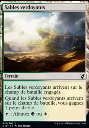 Sables verdoyants