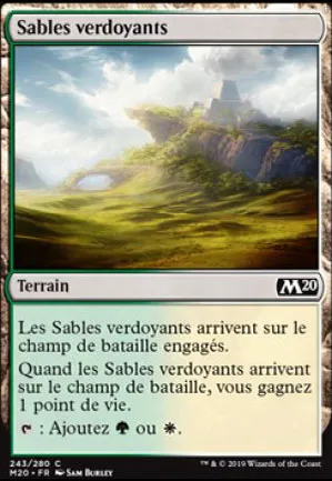 Sables verdoyants